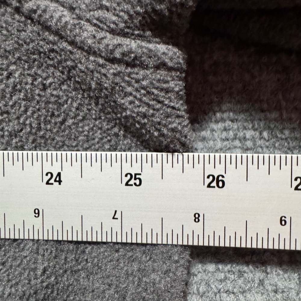 LL Bean Polartec Jacket 2X Women's Gray Fleece Full Zip Jacket Mock Neck - Picture 7 of 9